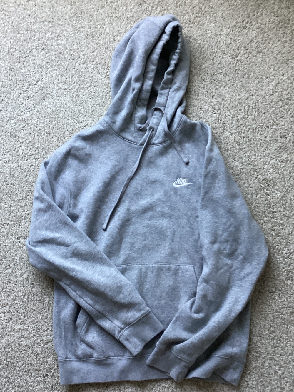 Nike Gray Crewneck Hoodie Sweatshirt